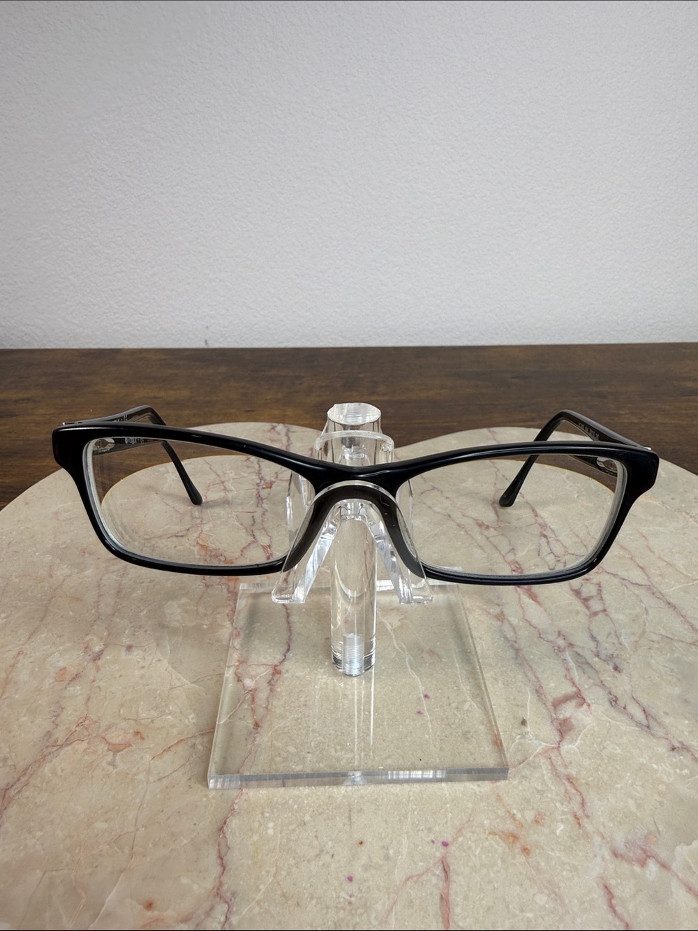 Vogue Black Rectangular Unisex RX Glasses- Low Prescription